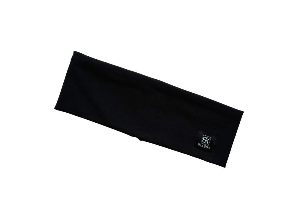 Tenká čepice Blonki čelenka mašle černá Velikost: 45-47