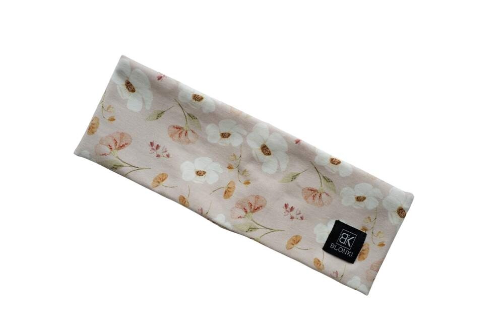 Tenká čepice Blonki čelenka tenká květiny Velikost: 45-47
