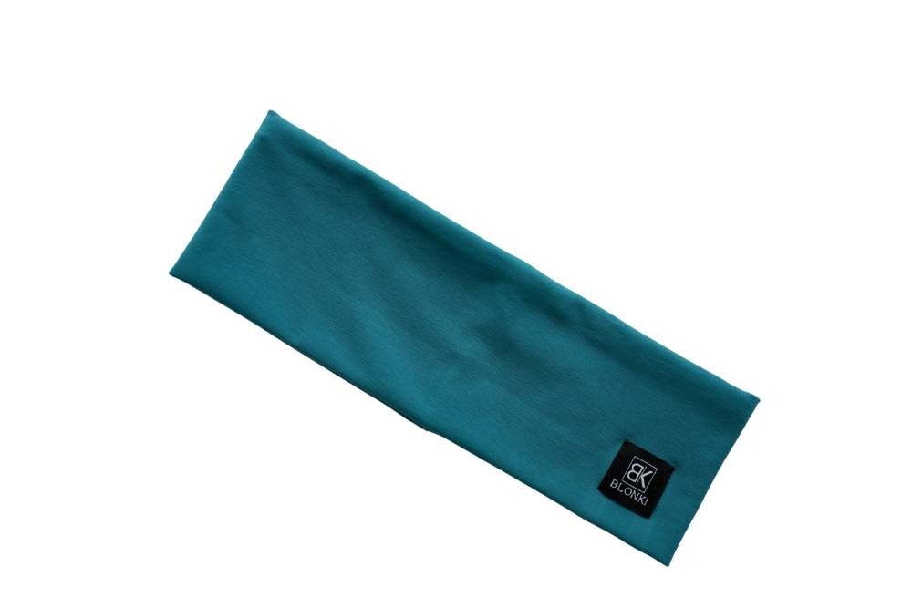 Tenká čepice Blonki čelenka tenká petrolejová Velikost: 48-50