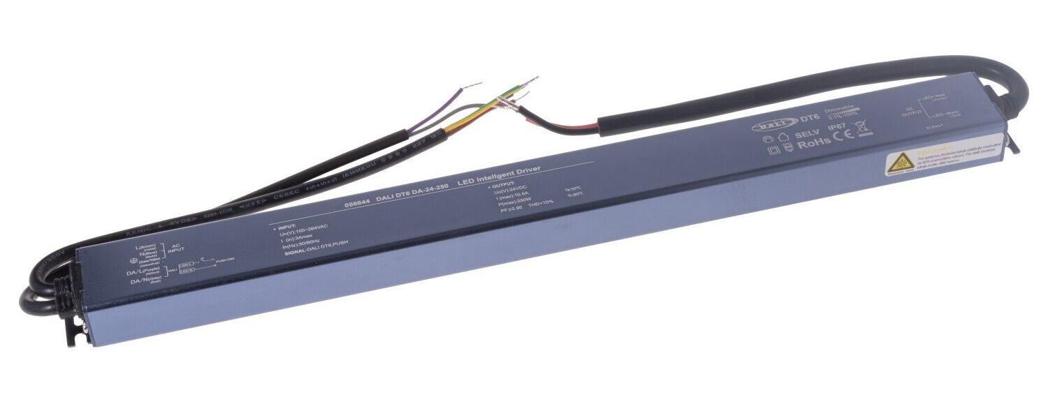 T-LED LED stmívatelný zdroj (trafo) 24V 250W IP67 DALI 056644
