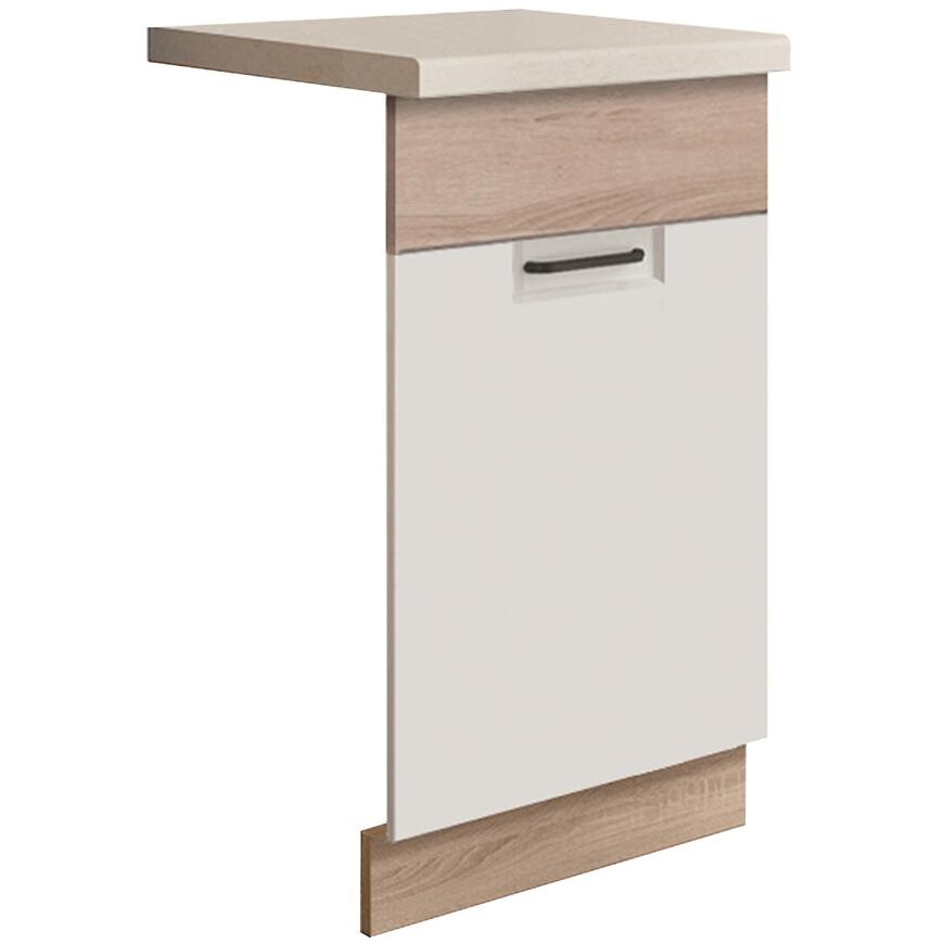 Dvířka na vestavnou myčku Favorit ZM45 sonoma/white