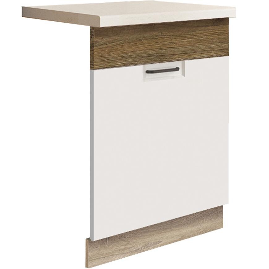 Dvířka na vestavnou myčku Favorit ZM60 sonoma/white/ribbeck