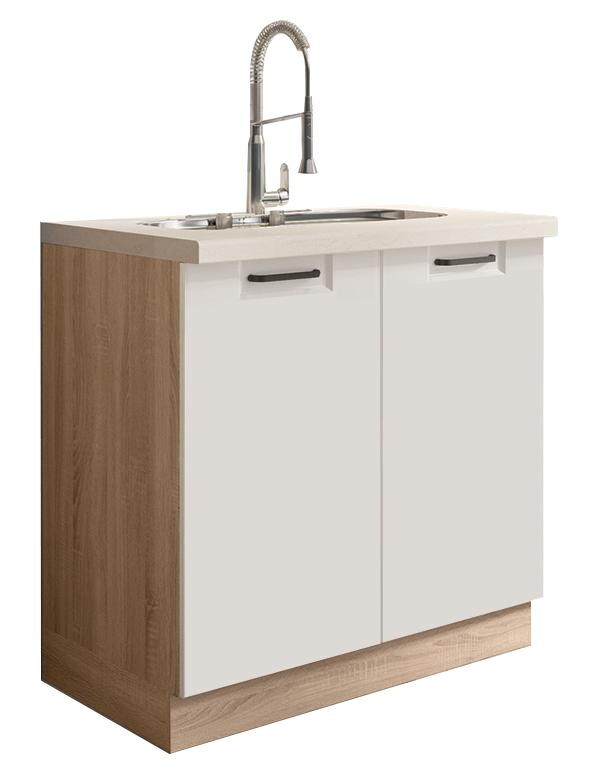 Kuchyňská Skříňka Favorit 12D Sonoma/White