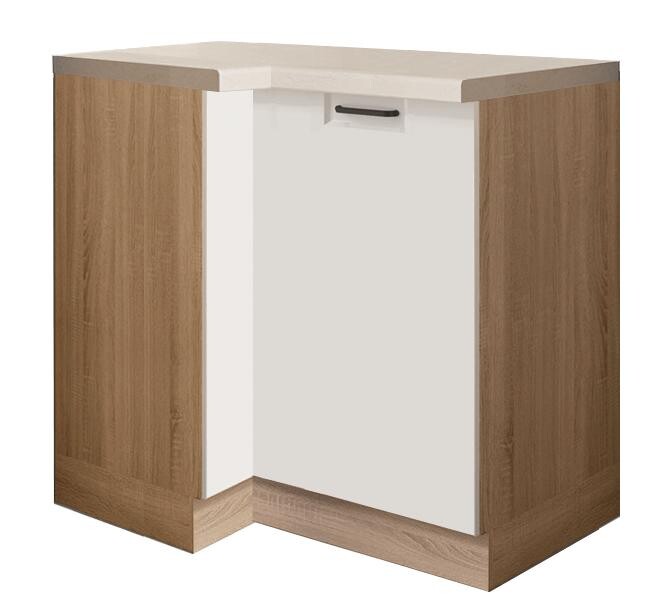 Kuchyňská Skříňka Favorit 14D pravá Sonoma/White