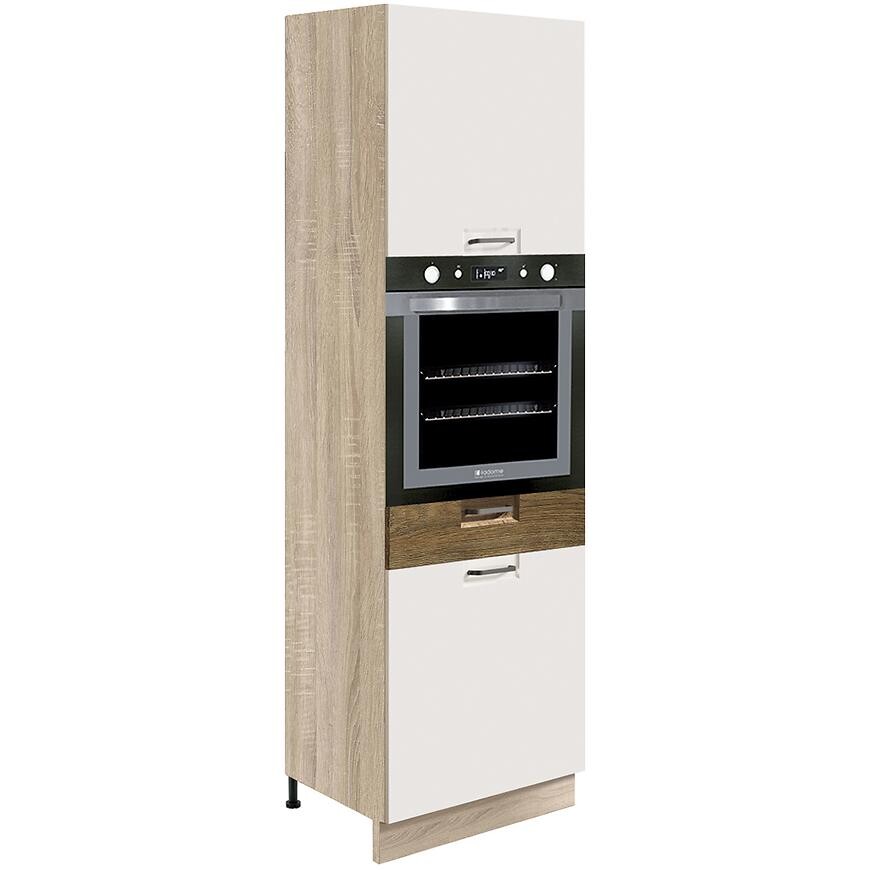 Kuchyňská Skříňka Favorit 20D Sonoma/White/Ribbeck