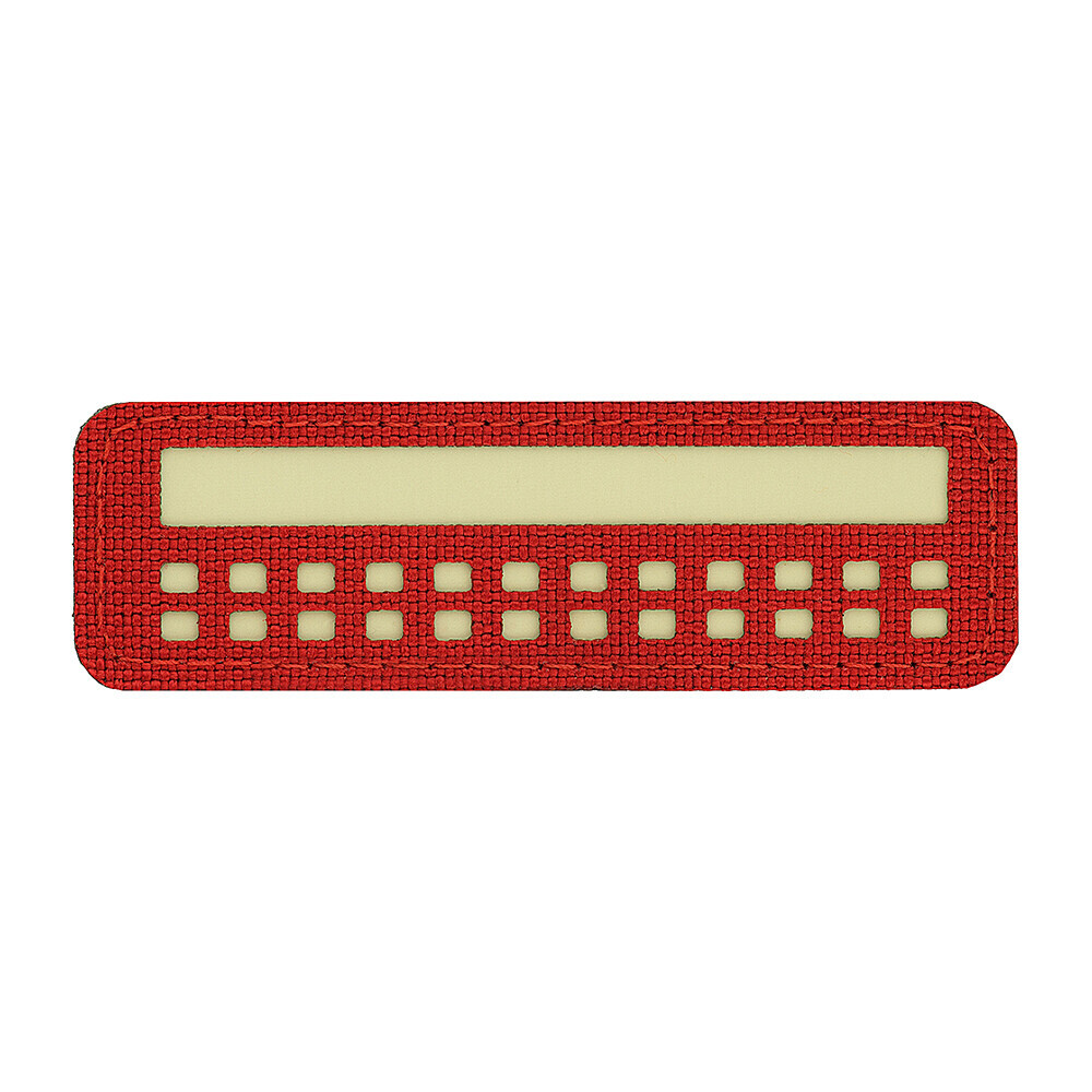 Nášivka M-Tac PL Flag Mini Squares Glow - červená