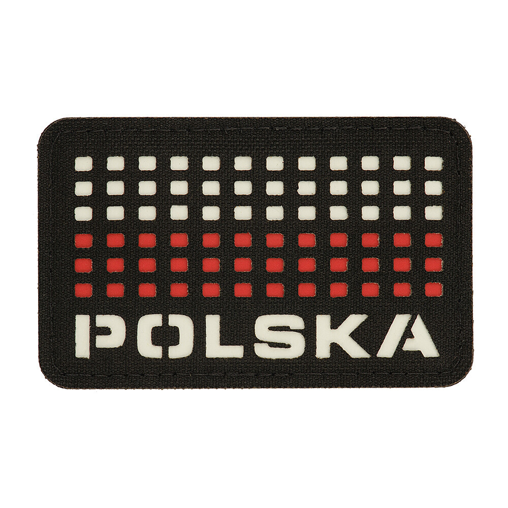 Nášivka M-Tac PL Flag Polska 5x8 - černá