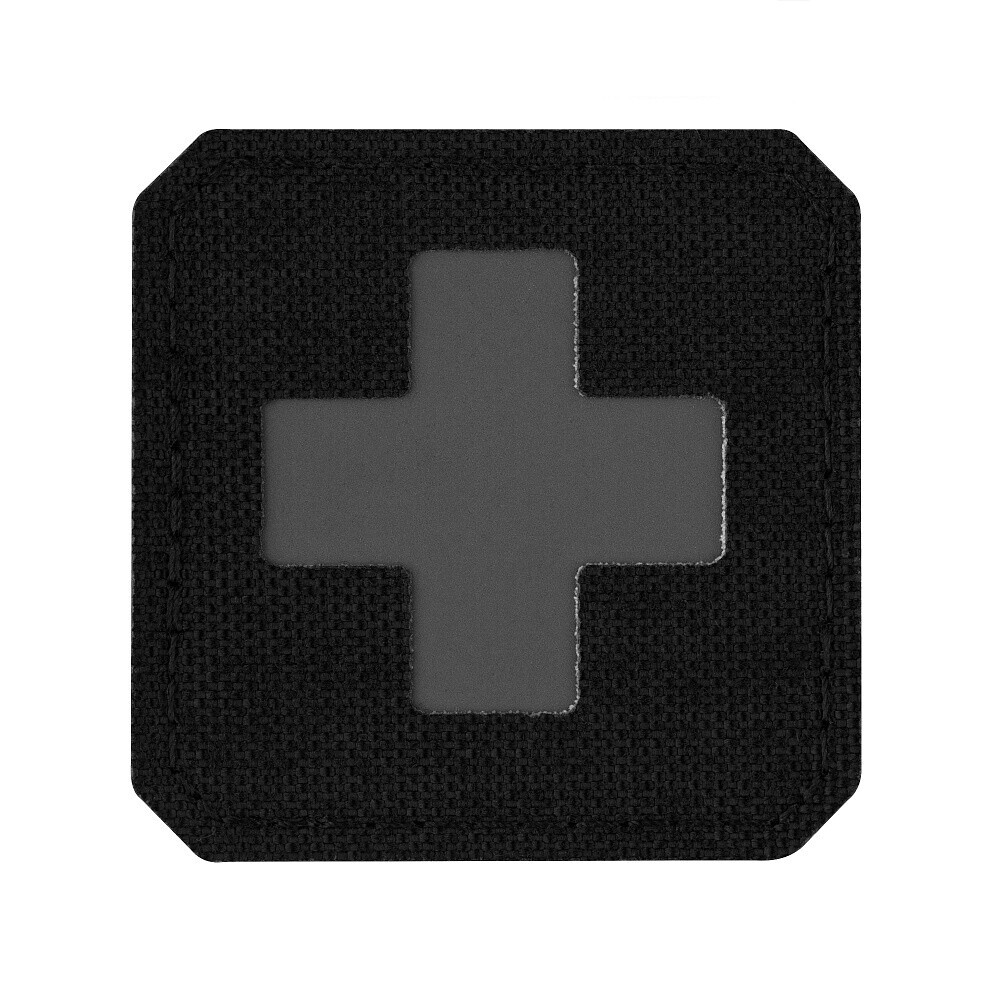 Nášivka M-Tac Medic Cross Laser Cut - černá-šedá