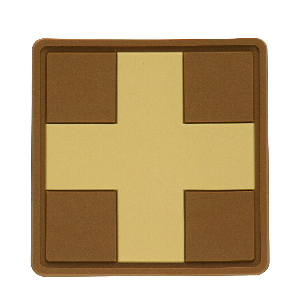 Nášivka M-Tac Medic Cross Square - coyote-desert