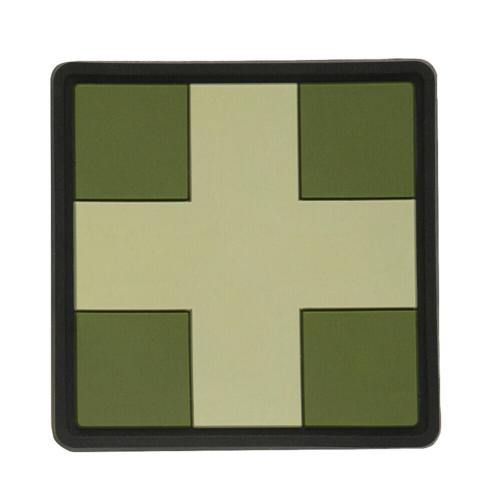 Nášivka M-Tac Medic Cross Square - olivová-desert
