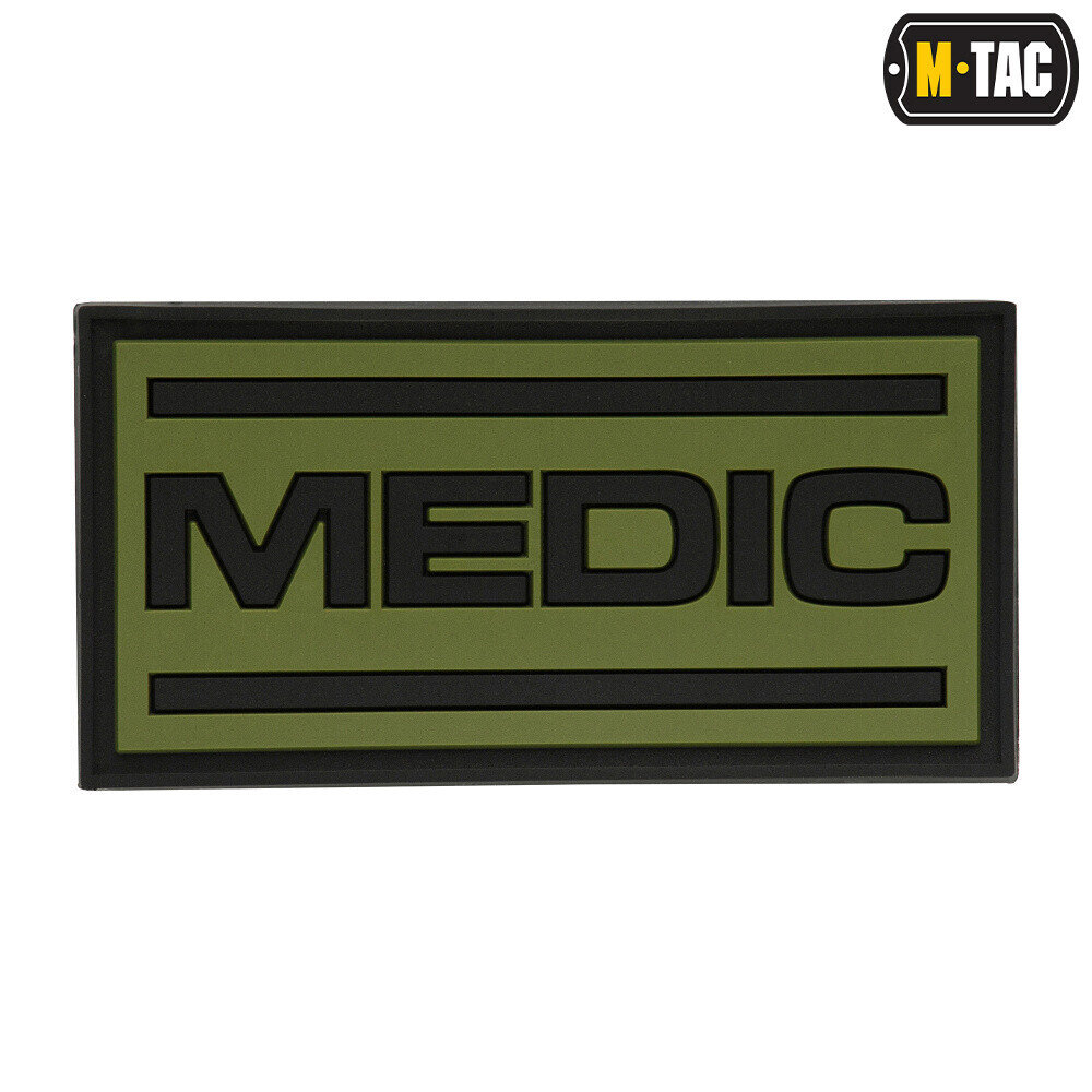 Nášivka M-Tac Medic - olivová-černá