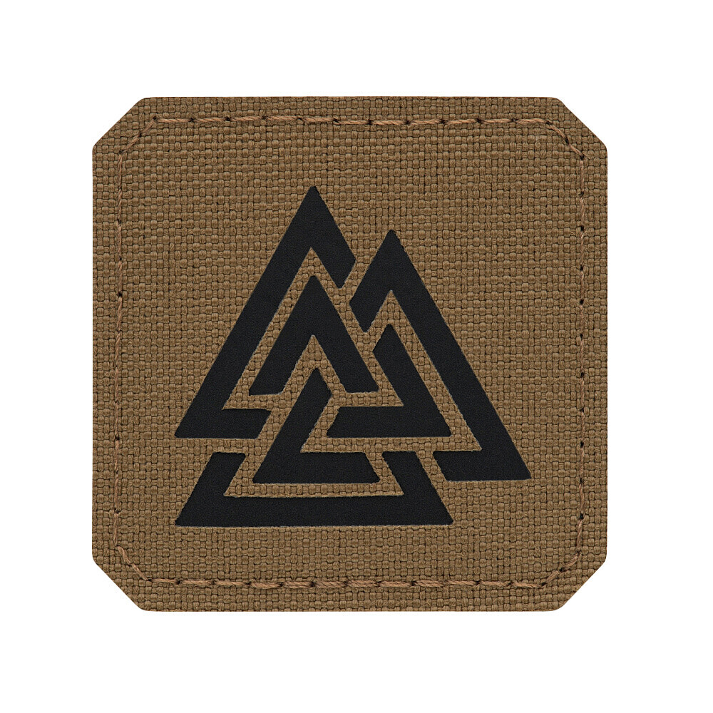 Nášivka M-Tac Valknut Laser Cut - coyote-černá