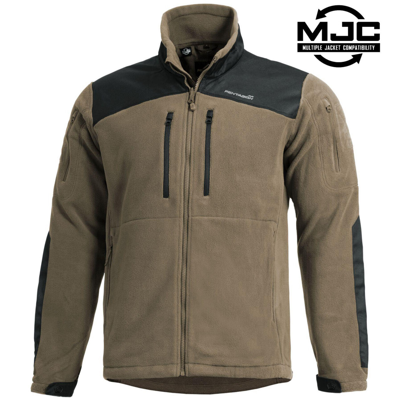Bunda fleecová Pentagon Nestor Tactical Fleece - coyote-černá, S