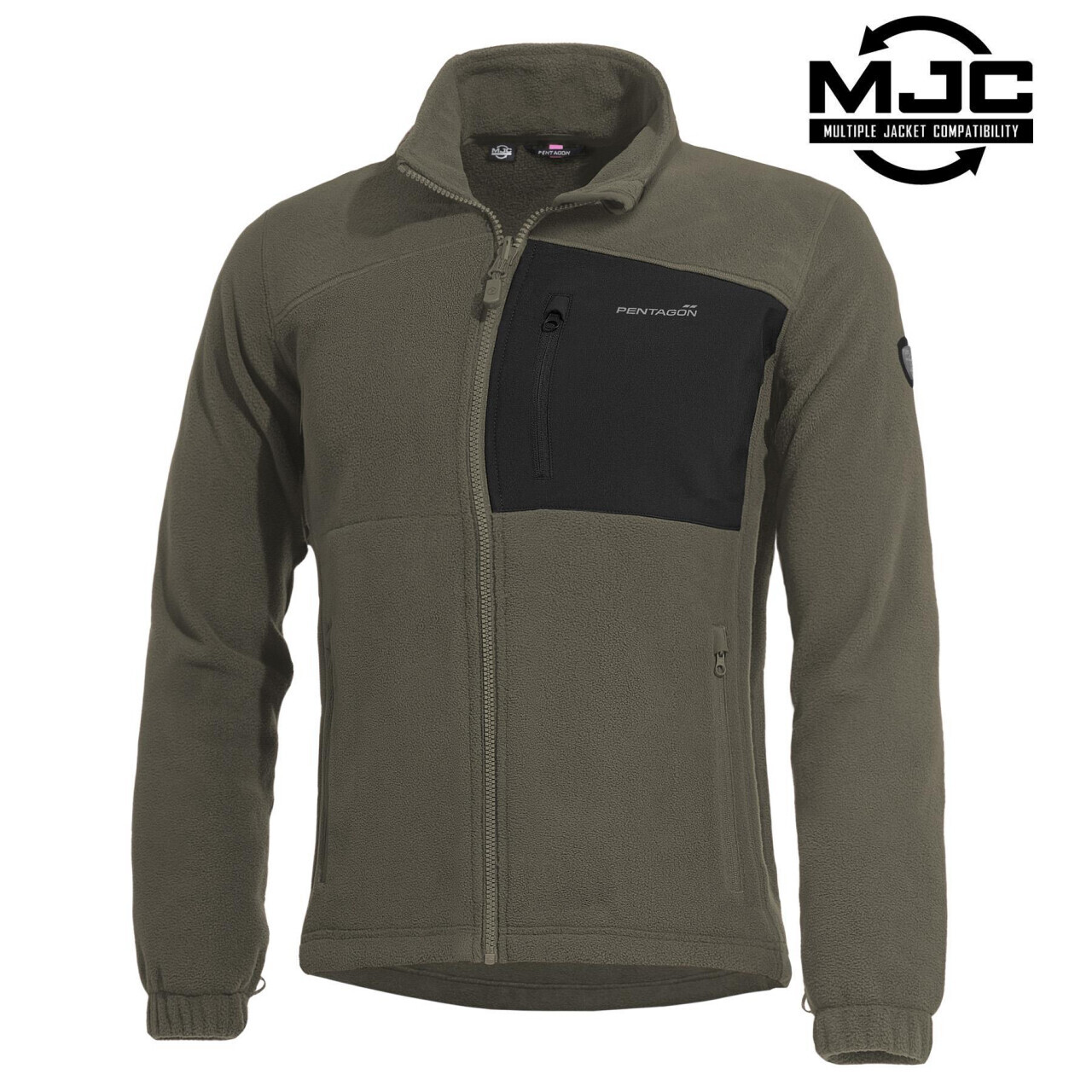 Bunda fleecová Pentagon Athos 2.0 Women - olivová-černá, XS