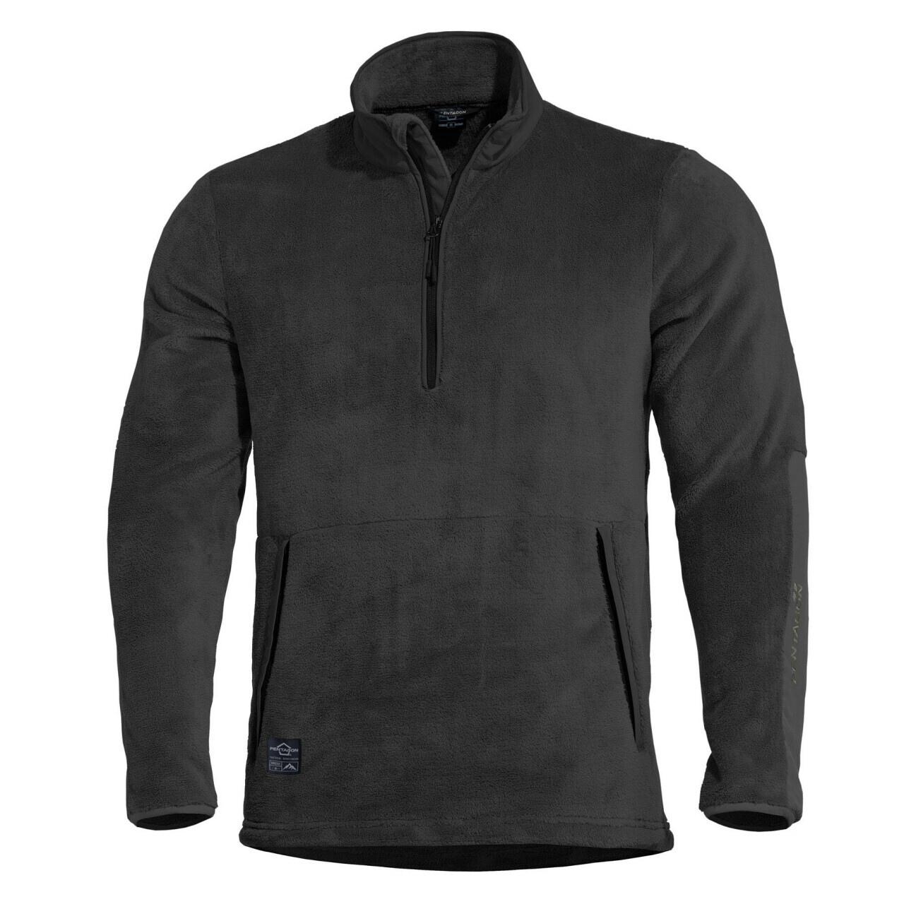 Bunda fleecová Pentagon Grizzly Fleece - černá, XL