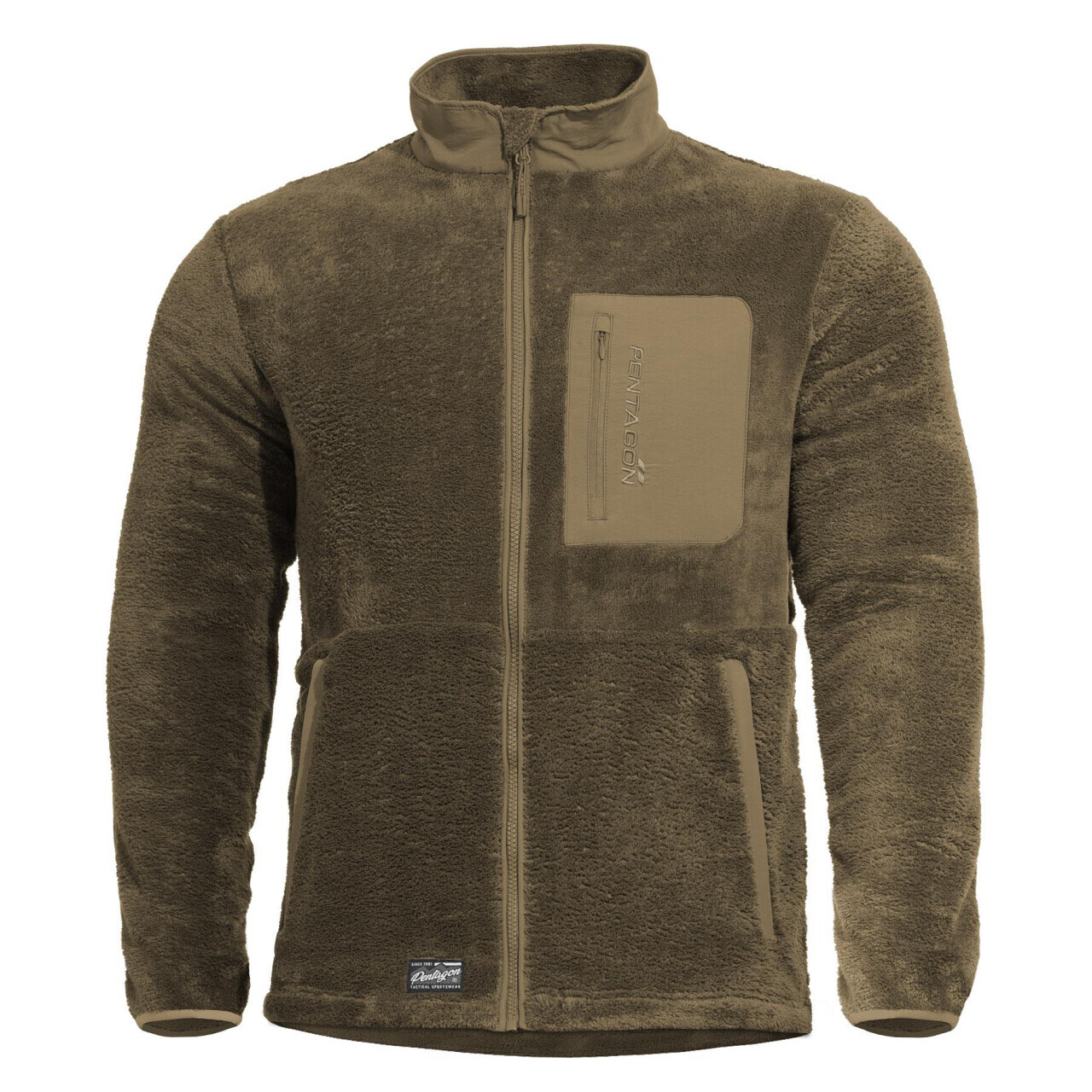 Bunda fleecová Grizzly Full Zip - coyote, M