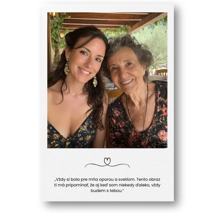 Personalizovaný obrázek z fotografie s citátem | PAPILORA