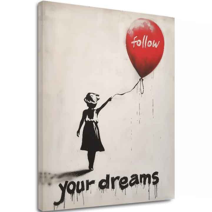 Obrázek FOLLOW YOUR DREAMS | Italské plátno
