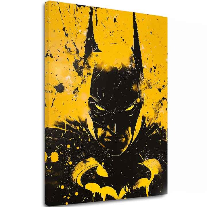 Obrázek DARK KNIGHT na plátně | Malovaná struktura