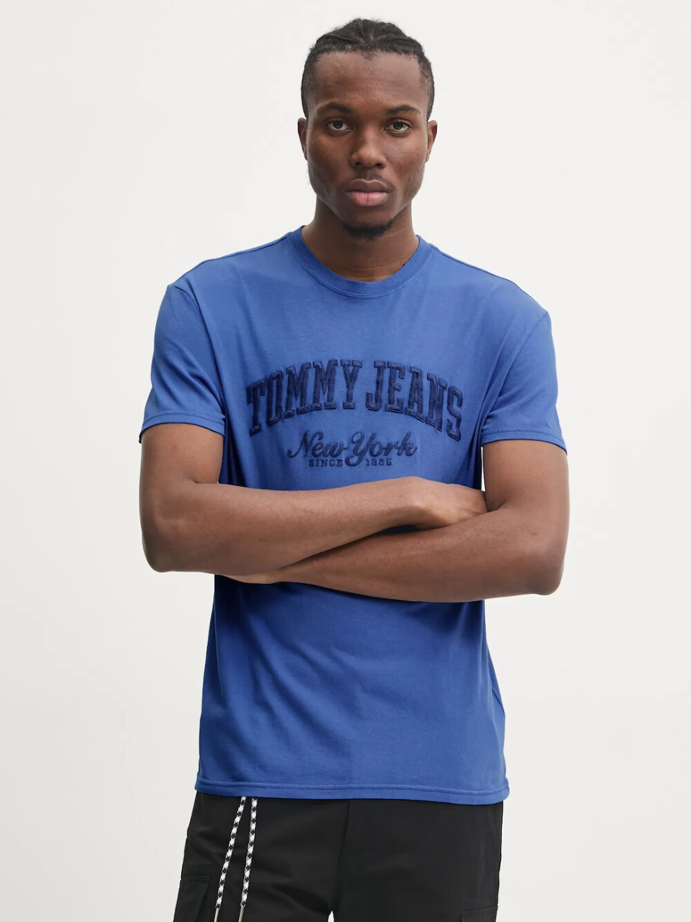 Tommy Jeans pánské modré tričko DM0DM20356 S