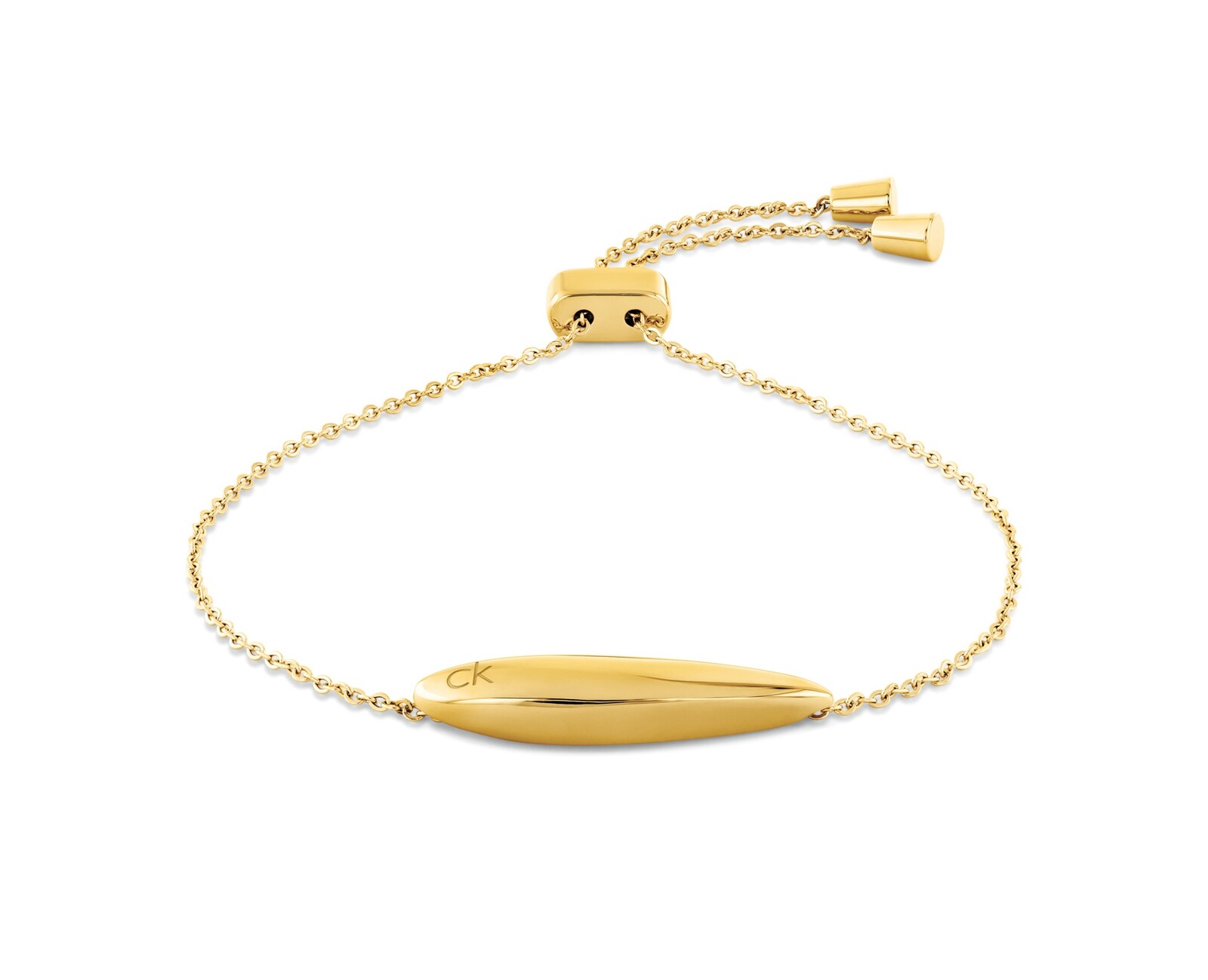 Calvin Klein Elegantní pozlacený náramek Sculpted 35000824