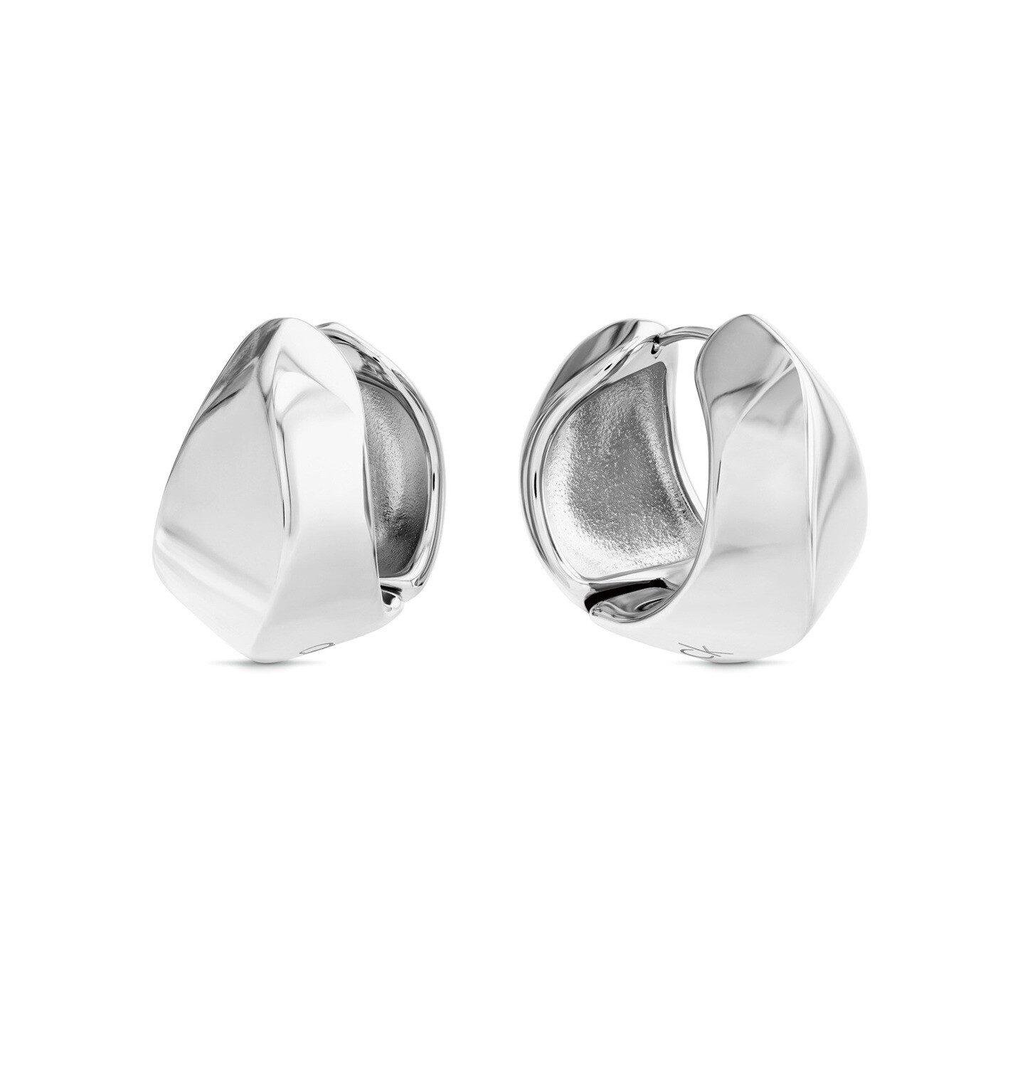 Calvin Klein Moderní ocelové náušnice Sculpted 35000819