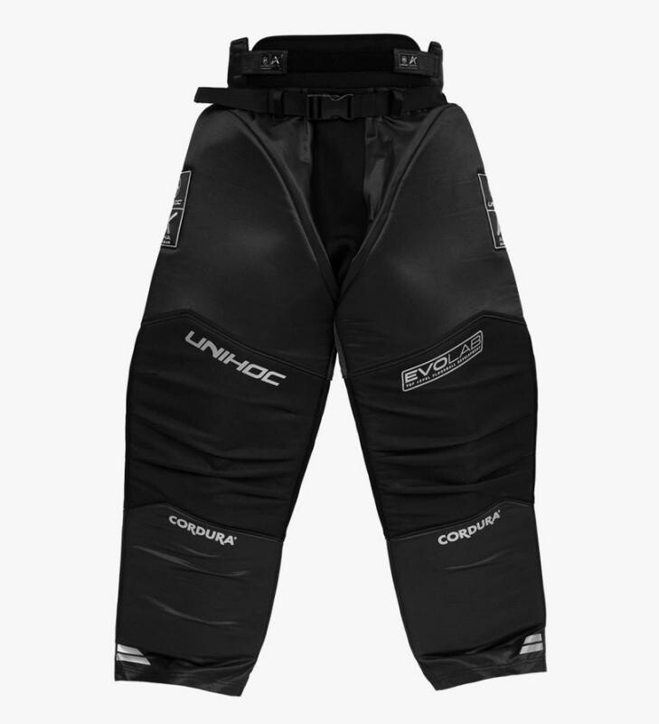 Unihoc Alpha Evolab 25/26 černo-stříbrné kalhoty