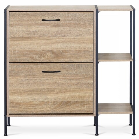 Botník, 2 přihrádky, 3 police, dekor dub, MDF ABO-G1008 OAK ABO-G1008 OAK Autronic