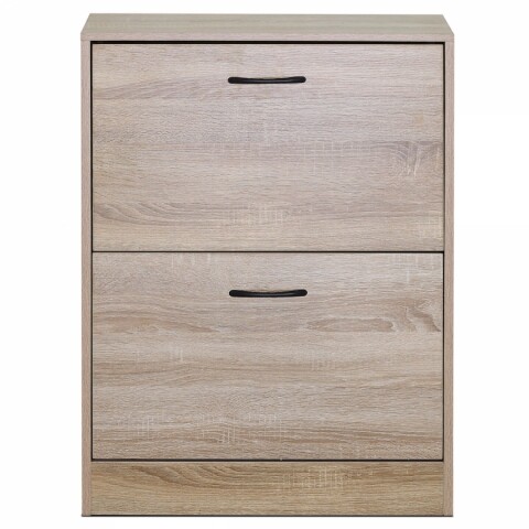 Botník, 2 přihrádky, dekor dub, MDF ABO-G1014 OAK ABO-G1014 OAK Autronic