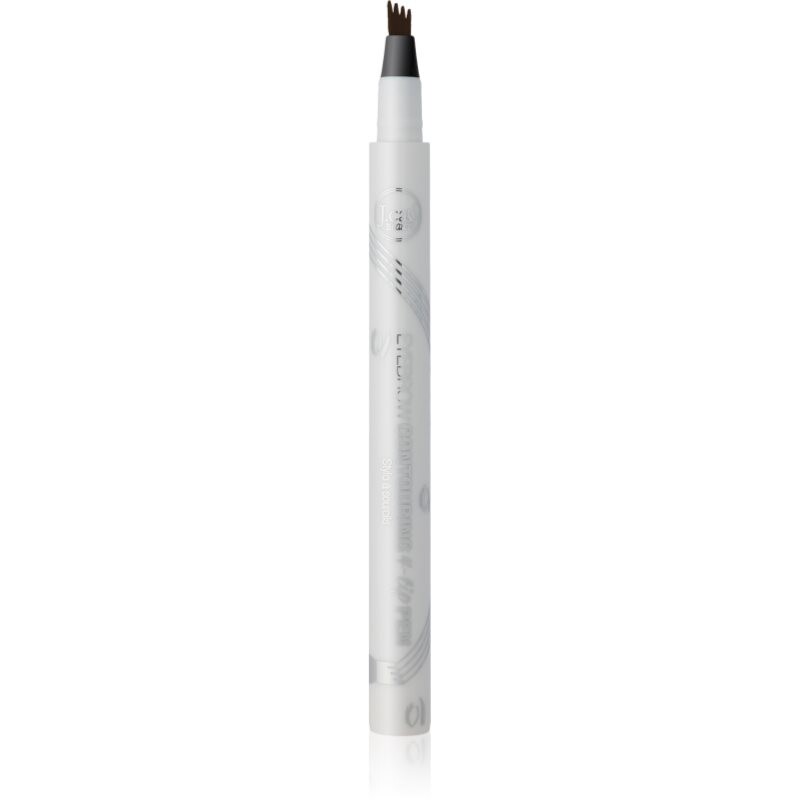J.Cat Beauty Eyebrow Countouring 4-tip Pen dlouhotrvající fix na obočí odstín 102 Brown 1.5 g