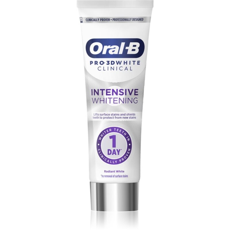 Oral B Pro-3D White Intensive Whitening intenzivní bělicí zubní pasta Radiant White 75 ml