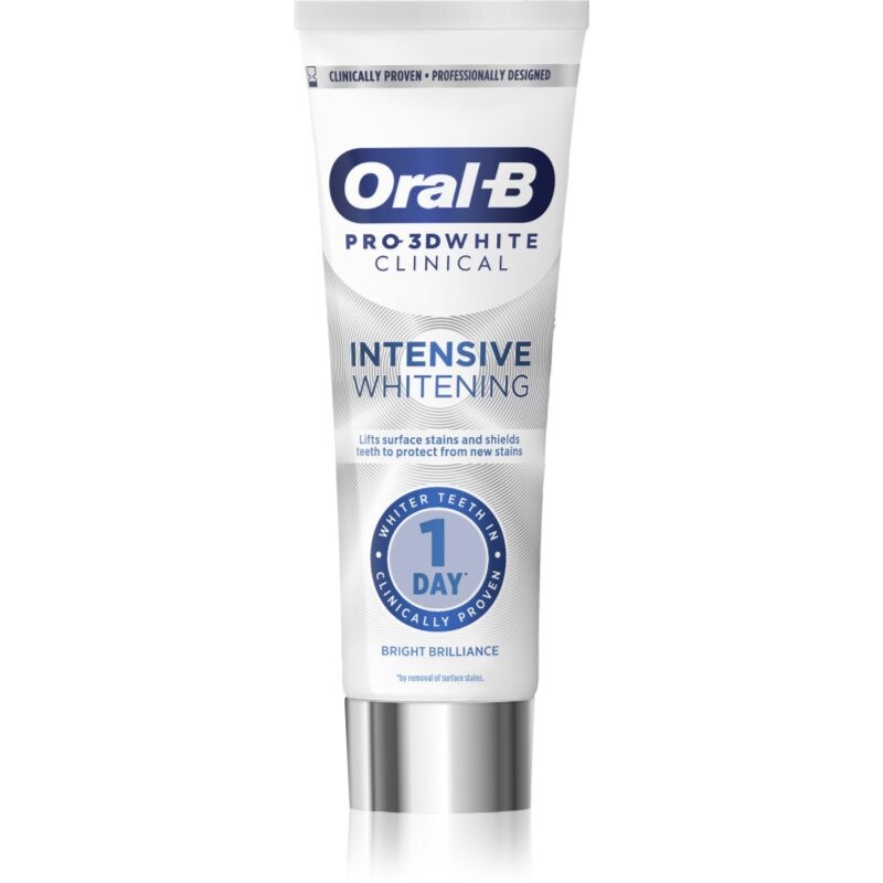 Oral B Pro-3D White Intensive Whitening intenzivní bělicí zubní pasta Bright Brilliance 75 ml