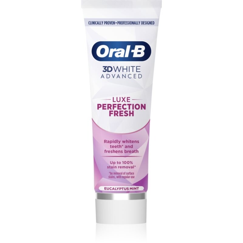 Oral B 3D White Luxe Perfection Fresh bělicí zubní pasta Eucalyptus Mint 75 ml