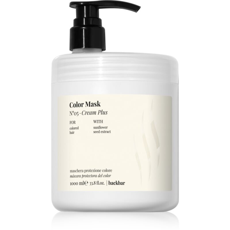 FarmaVita Backbar Color hydratační a vyživující maska pro barvené vlasy 1000 ml