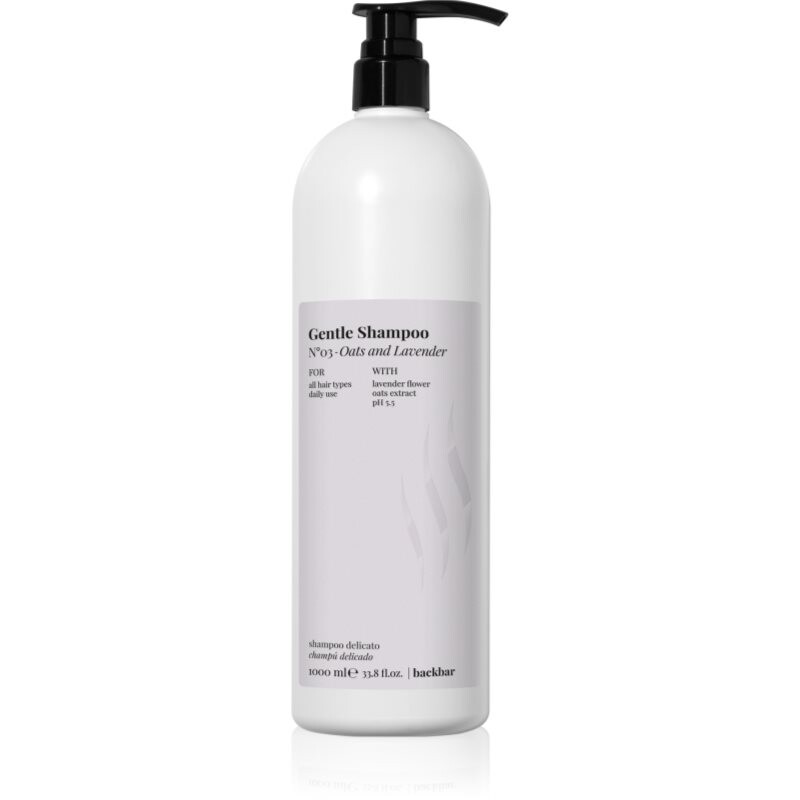 FarmaVita Backbar Gentle hydratační šampon pro šetrné mytí 1000 ml