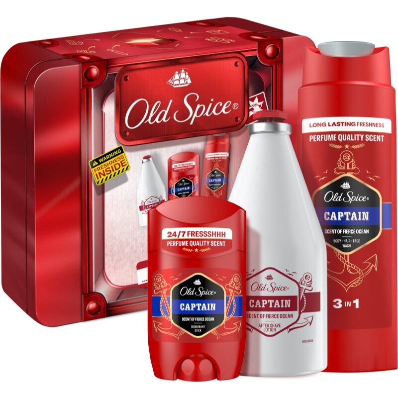 Old Spice Captain Tin Box dárková sada pro muže