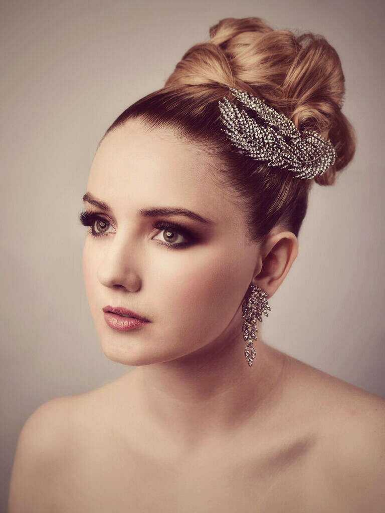 Focení šperků na modelce