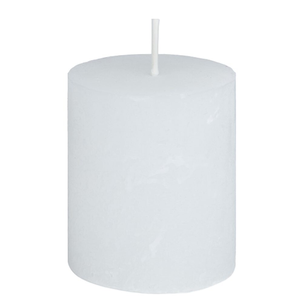 RUSTIC Svíčka 8 cm - bílá