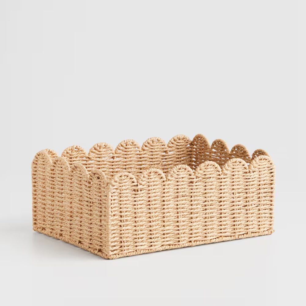 HOME & YOU Košík papírový 27 x 35 cm - béžová