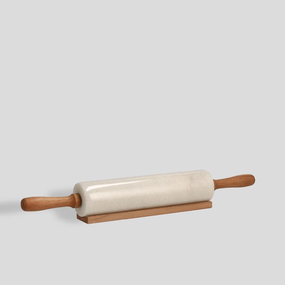 HOME & YOU Kuchyňský váleček 46 cm - bílá