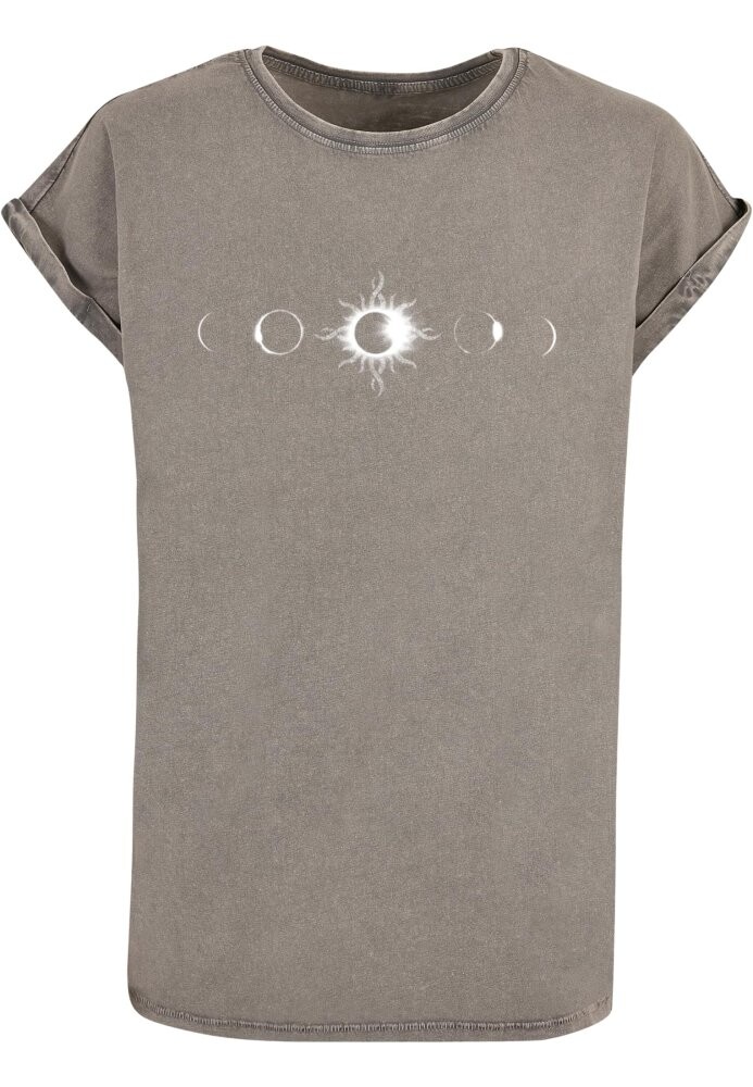 Ladies Godsmack - Lunar Phases Acid Washed T-Shirt L