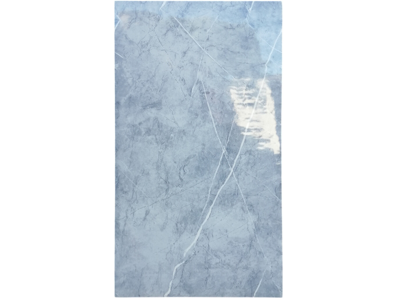 Lesklá pěnová tapeta samolepící 60x30cm šedý mramor