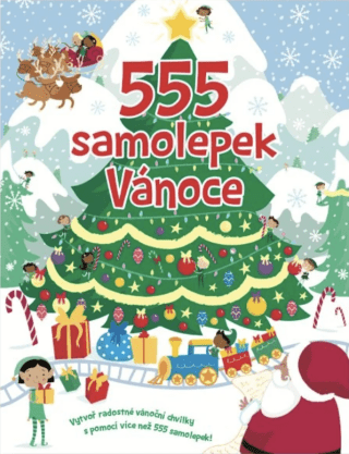 555 samolepek Vánoce
