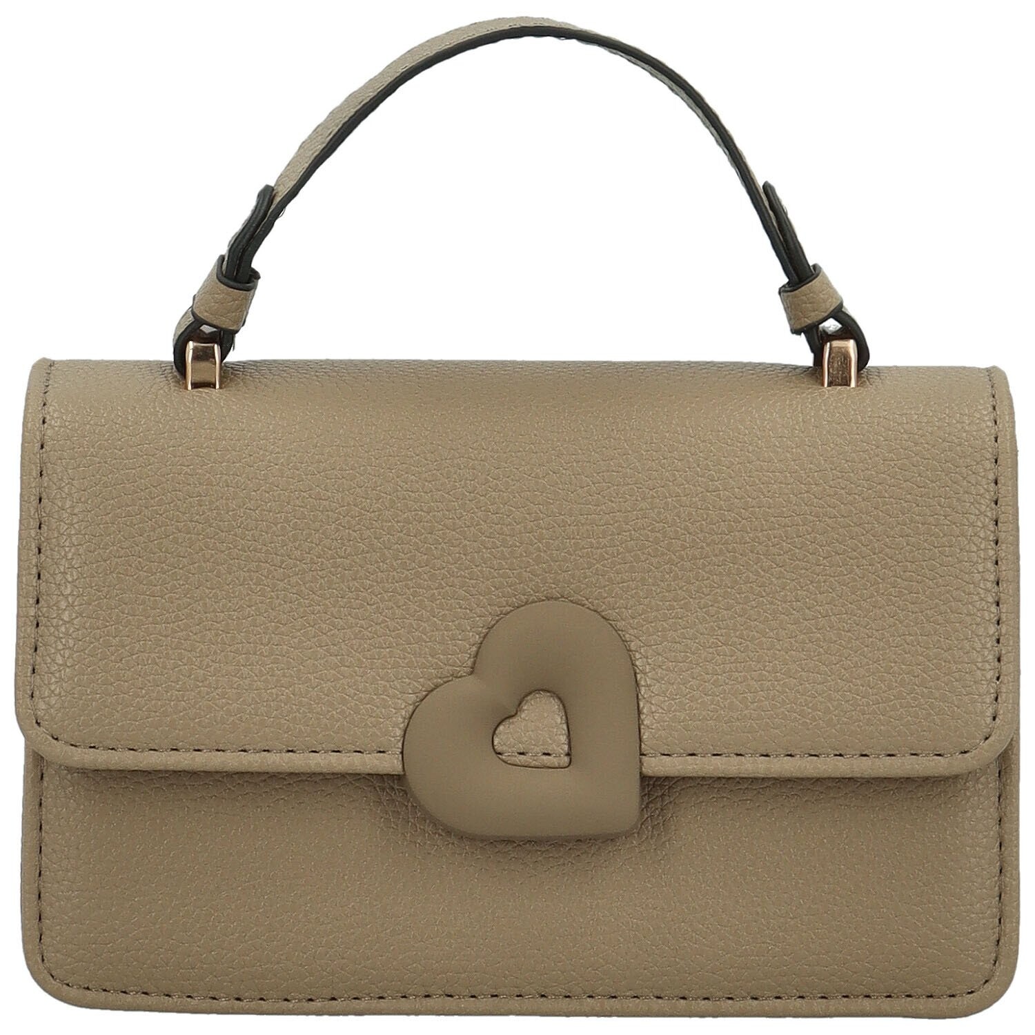 Módní dámská koženková kabelka do ruky Derin, béžová