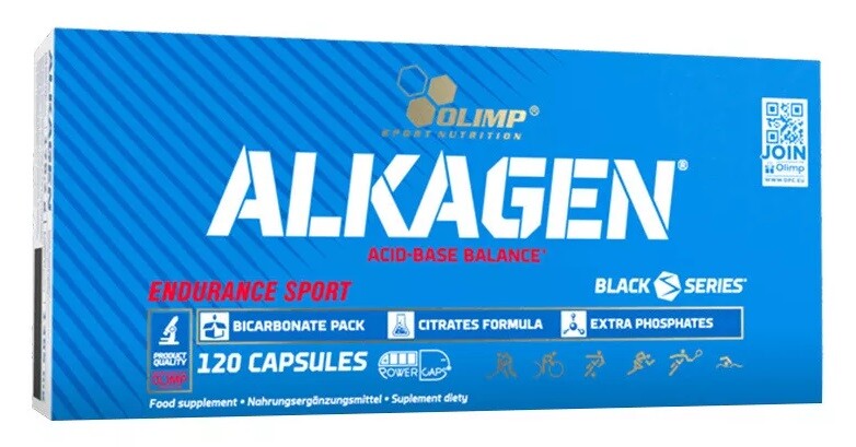 Olimp Alkagen Acid Base Balance 120 cps, sole alkalických kovů pro snížení překyselení organismu