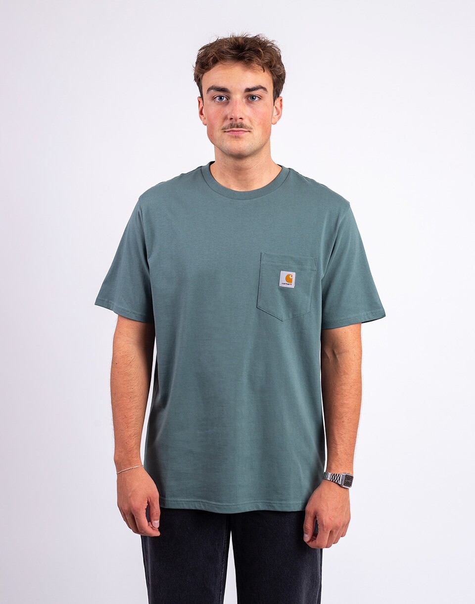 Carhartt WIP S/S Pocket T-Shirt Silver Pine S