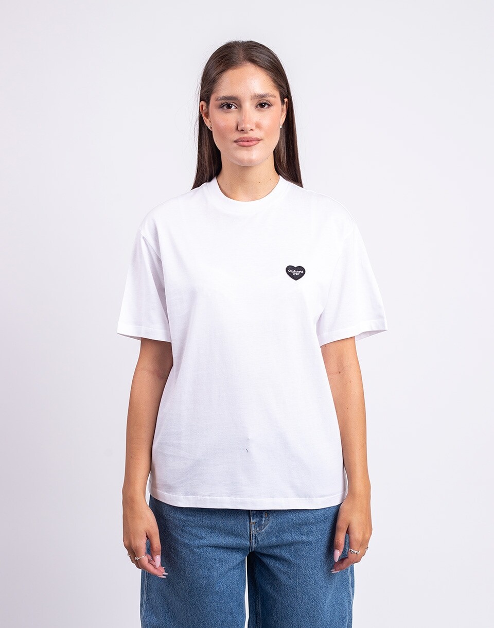 Carhartt WIP W' S/S Heart Patch T-Shirt White/Black XS