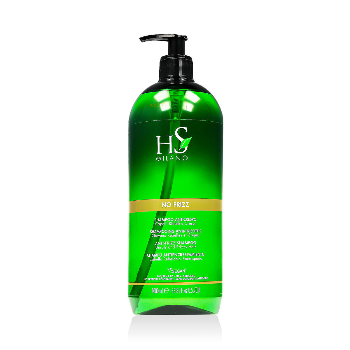 HS MILANO No Frizz Anti-Frizz Shampoo šampon 1000 ml unisex