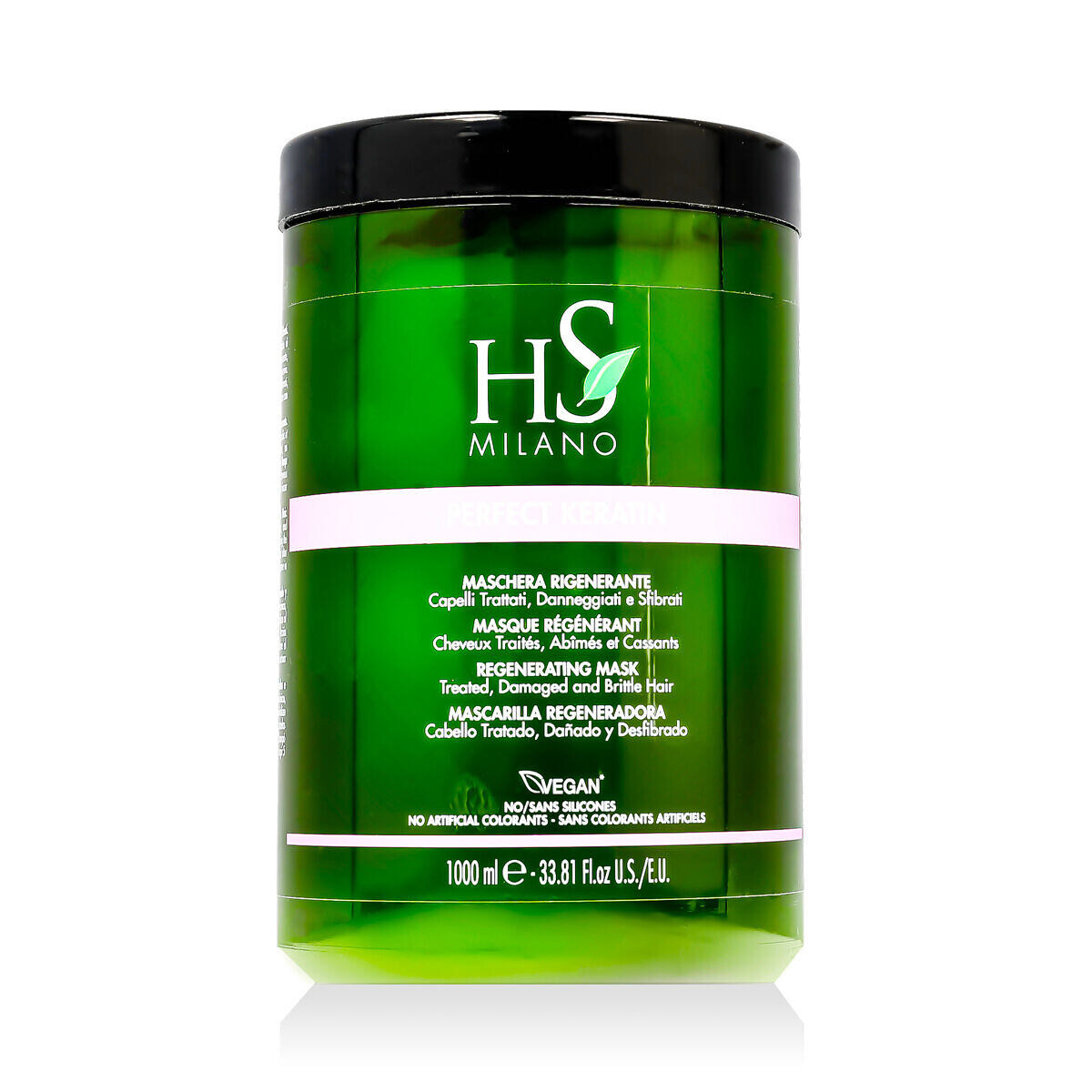 HS MILANO Perfect Keratin Regenerating Mask regenerační vlasová maska 1000 ml unisex