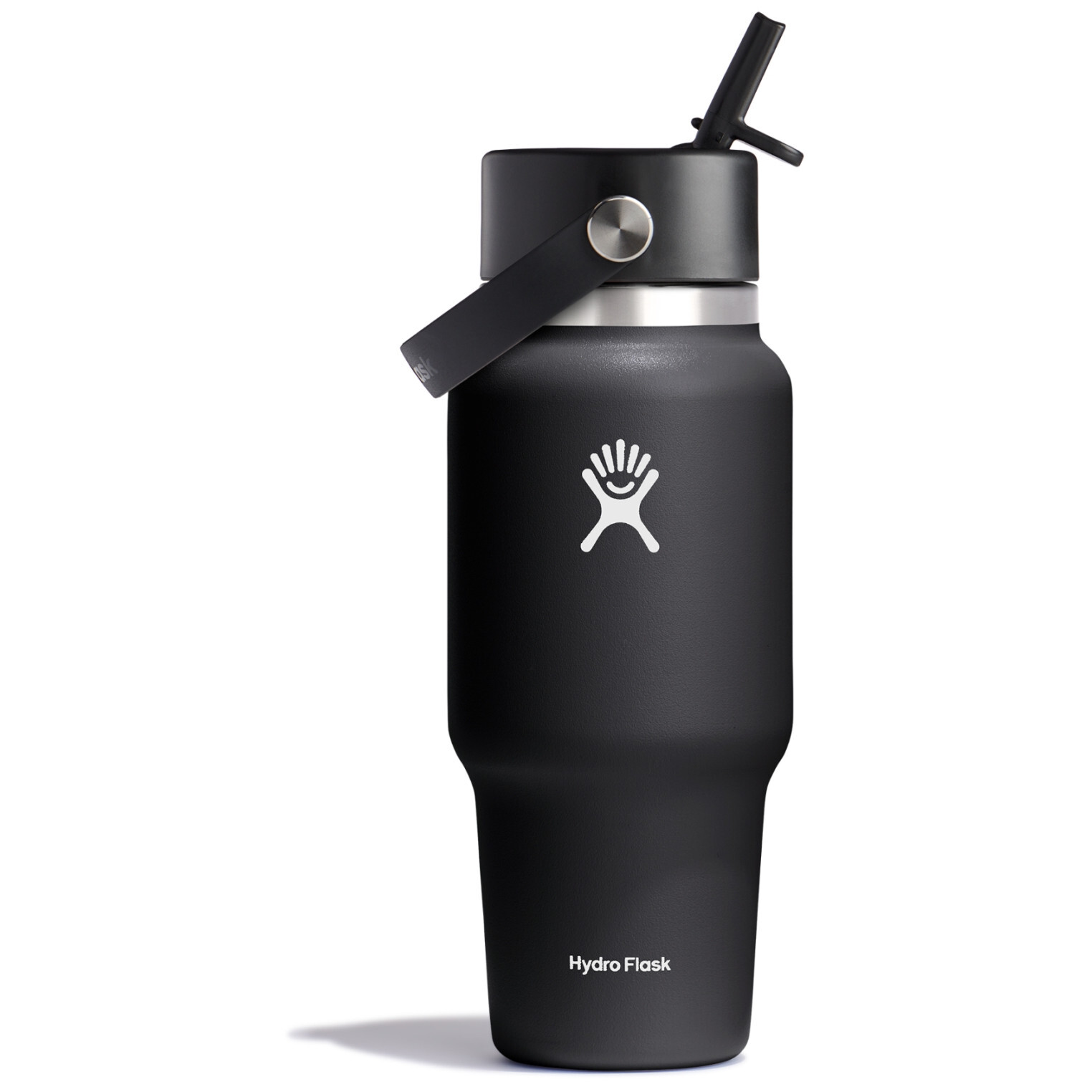 Termohrnek Hydro Flask Wide Flex Straw Travel Bottle 24 Oz Barva: černá
